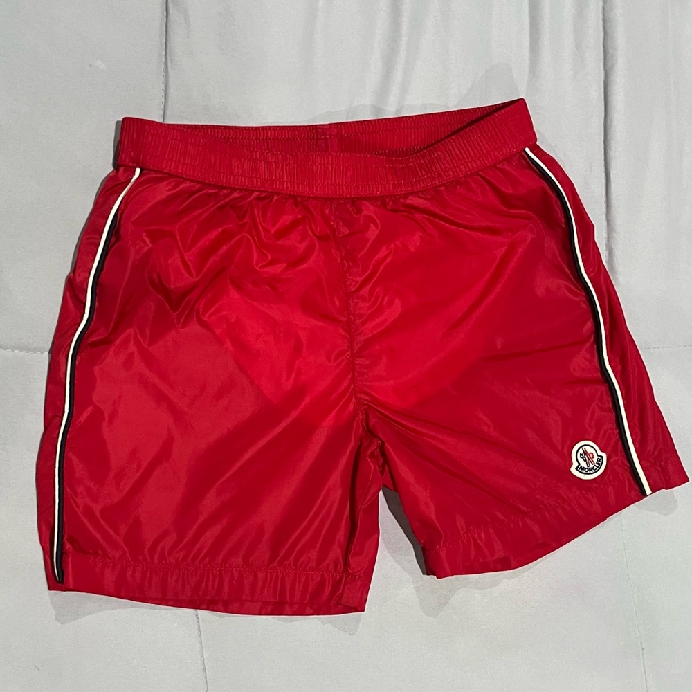 Moncler Bright Red Sports Shorts